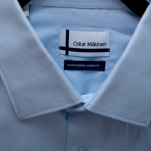 Oscar Makinen Dress Shirt - Light Blue (17) - Picture 2 of 5